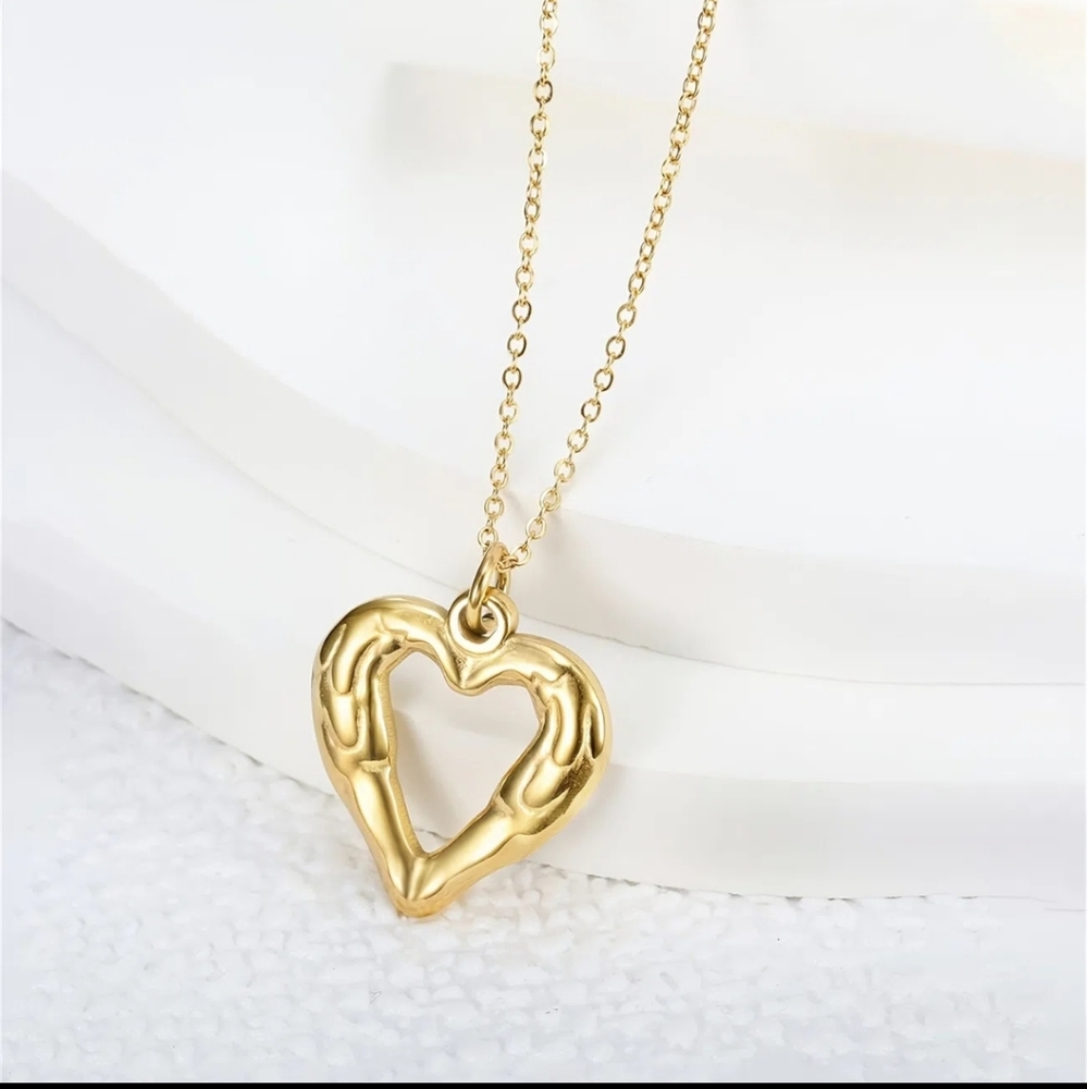 Angel's Wings Heart Necklace